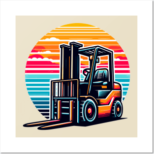 Forklift Posters and Art